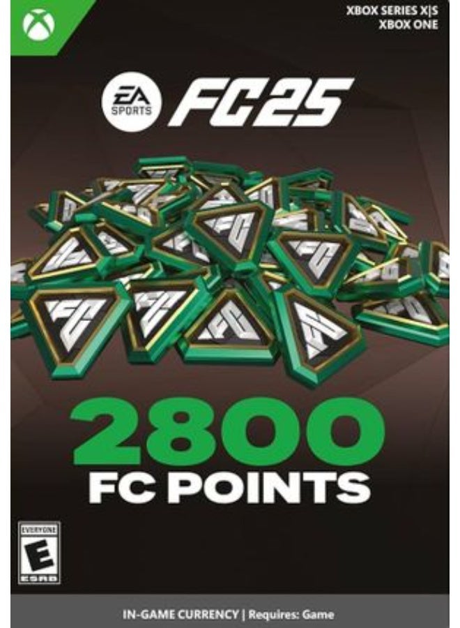EGYGAMER EA Sports FC 25 - 2800 FC Points Xbox One / Xbox Series XS For PC (Digital Code) Global - Image 1